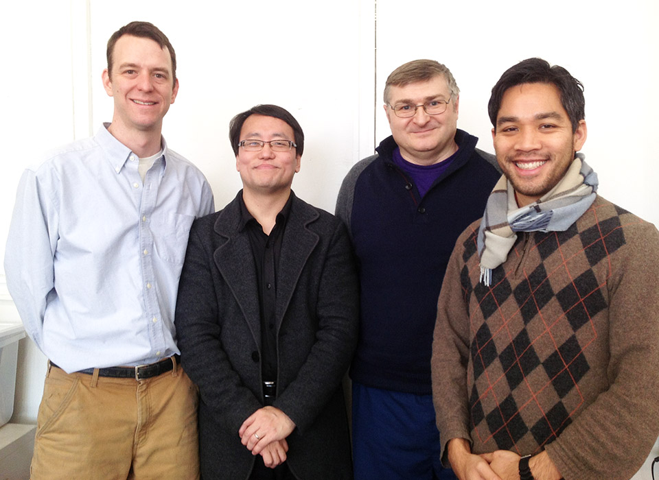 Final Frontier Design and Pratt DAHRC members: Ted Southern, HyukJae Henry Yoo, Nikolay Moiseev, and Virgil Calejesan